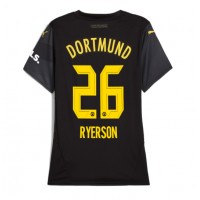 Borussia Dortmund Julian Ryerson #26 Fotballklær Bortedrakt Dame 2024-25 Kortermet